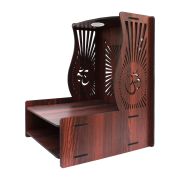 Beautiful Wooden Pooja Stand (Walnut)