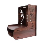 Olive TreeBeautiful Wooden Pooja Stand ( Walnut)