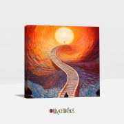 Wooden Wall Art Canvas Painting