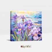 Olive TreeWooden Wall Art Canvas Painting for Home, Bedroom & Living Room|Engineered Wood Frame|Modern Stylish Hanging Wall Art Painting for Wall Decoration|24 x 24 inch Multicolour