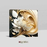Olive TreeWooden Wall Art Canvas Painting for Home, Bedroom & Living Room|Engineered Wood Frame|Modern Stylish Hanging Wall Art Painting for Wall Decoration|24 x 24 inch Multicolour