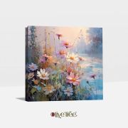 Wooden Wall Art Canvas Painting for Home