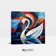 Olive TreeWooden Wall Art Canvas Painting for Home, Bedroom & Living Room|Engineered Wood Frame|Modern Stylish Hanging Wall Art Painting for Wall Decoration|24 x 24 inch Multicolour
