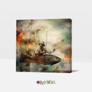Wooden Wall Art Canvas Painting