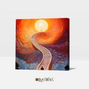 Wooden Wall Art Canvas Painting