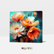 Olive TreeWooden Wall Art Canvas Painting for Home, Bedroom & Living Room|Engineered Wood Frame|Modern Stylish Hanging Wall Art Painting for Wall Decoration|24 x 24 inch Multicolour