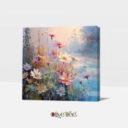 Wooden Wall Art Canvas Painting for Home