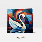 Olive TreeWooden Wall Art Canvas Painting for Home, Bedroom & Living Room|Engineered Wood Frame|Modern Stylish Hanging Wall Art Painting for Wall Decoration|24 x 24 inch Multicolour